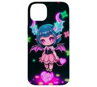 Arte Kawaii Gothic Succubus Heartcore Carcasa para iPhone 14 Plus