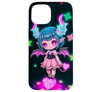 Arte Kawaii Gothic Succubus Heartcore Carcasa para iPhone 15