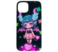 Arte Kawaii Gothic Succubus Heartcore Carcasa para iPhone 15 Plus