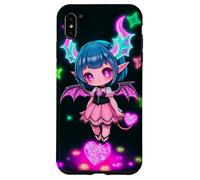 Arte Kawaii Gothic Succubus Heartcore Carcasa para iPhone XS MAX