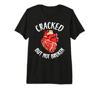 Arte Kintsugi de cerámica Japonesa Agrietada Pero no Rota Camiseta Premium