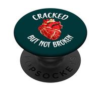 Arte Kintsugi de cerámica Japonesa Agrietada Pero no Rota PopSockets PopGrip Adhesivo