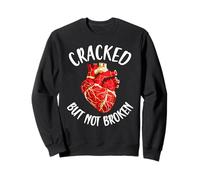 Arte Kintsugi de cerámica Japonesa Agrietada Pero no Rota Sudadera