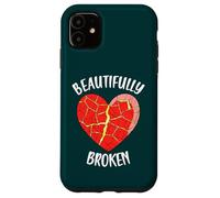 Arte Kintsugi de cerámica japonesa bellamente rota Carcasa para iPhone 11