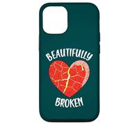Arte Kintsugi de cerámica japonesa bellamente rota Carcasa para iPhone 12/12 Pro