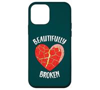Arte Kintsugi de cerámica japonesa bellamente rota Carcasa para iPhone 12 mini
