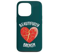 Arte Kintsugi de cerámica japonesa bellamente rota Carcasa para iPhone 13 Pro