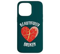 Arte Kintsugi de cerámica japonesa bellamente rota Carcasa para iPhone 14 Pro Max