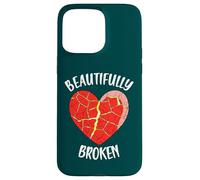 Arte Kintsugi de cerámica japonesa bellamente rota Carcasa para iPhone 15 Pro Max