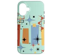 Arte Kitsch estético Retro de Mediados de Siglo Moderno MCM Vibe Carcasa para iPhone 16