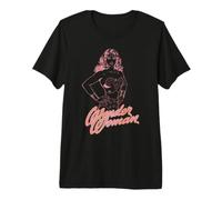 Arte Lineal con el Logotipo de Wonder Woman Super Hero Girl Power DC Comics Camiseta Premium