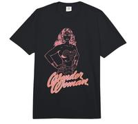 Arte Lineal con el Logotipo de Wonder Woman Super Hero Girl Power DC Comics Comfort Colors Adult Heavyweight T-Shirt