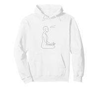 Arte Lineal de meditación Consciente - Zen Minimalista Sudadera con Capucha