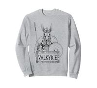 Arte Lineal Minimalista nórdico de Viking Warrior Valkyrie Sudadera