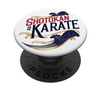 Arte marcial Shotokan Karate Text PopSockets PopGrip Adhesivo