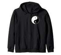 Arte marcial Taiji Yin Yang Taoism Symbol and Chi Sudadera con Capucha