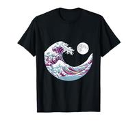 Arte marino a la luz de la luna de Majestic Waves Camiseta