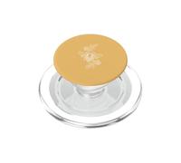 Arte Minimalista de líneas Florales de Abeja PopSockets PopGrip para MagSafe
