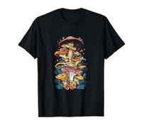 Arte místico de Hongos - Obra Maestra de decoración psicodélico Velada Camiseta