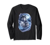 Arte místico de la Luna de la Manada de Lobos Manga Larga