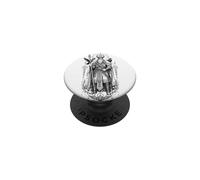 Arte mitológico de Las runas del Cuervo nórdico de Odin, Todos los Padres PopSockets PopGrip Adhesivo