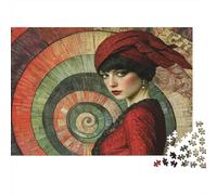 Arte modernista, Vorticismo Rompecabezas Puzzle,38x26cm/1000pcsAdulto Juego Educativo Decoración del Hogar