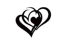 Arte Mural De Metal, Decoración De Pared con Forma De Corazón, Letrero Metálico De Corazones Entrelazados, Escultura Mural De Amor Romántico, Decoración De Hierro Forjado Negro