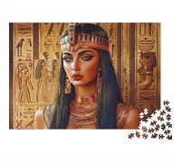 Arte Mural Egipcio Puzzle de 1000 Piezas para Adultos Mujer Antigua Juego de Puzzle Papel Relajación Regalo Familiar 52x38cm/1000pcs