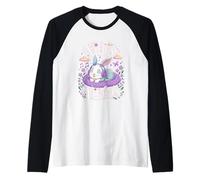 Arte musical de Vibes In The Violets Bunny Camiseta Manga Raglan
