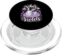 Arte musical de Vibes In The Violets Bunny PopSockets PopGrip para MagSafe