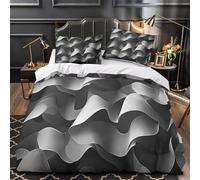 Arte musical del violín Funda de Edredón incluye Fundas de Almohada Juego de 3 Piezas Suave Impresión 3D Cierre de Cremallera Oculta Instrumento clásico Funda Edredon for niña Super king（260x220cm）