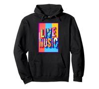 Arte Musical en Vivo Sudadera con Capucha