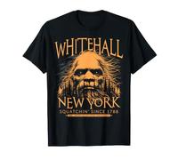 Arte Naranja del Sasquatch Bigfoot 1788 de Whitehall, Nueva York Camiseta