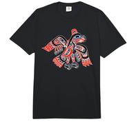 Arte Nativo Americano de Alaska Tlingit Haida Eagle Tribal Comfort Colors Adult Heavyweight T-Shirt