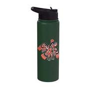 Arte nativo americano de Alaska Tlingit Haida Eagle Tribal Stainless Steel Insulated Water Bottle