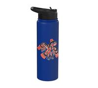 Arte nativo americano de Alaska Tlingit Haida Eagle Tribal Stainless Steel Insulated Water Bottle