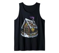 Arte navideño pagano de Dark Witch Cottagecore Gingerbread Yule Camiseta sin Mangas