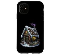 Arte navideño pagano de Dark Witch Cottagecore Gingerbread Yule Carcasa para iPhone 11