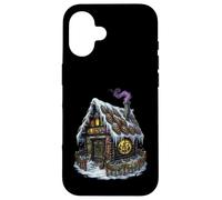 Arte navideño pagano de Dark Witch Cottagecore Gingerbread Yule Carcasa para iPhone 16