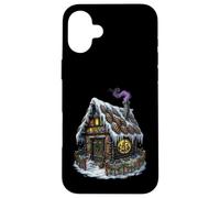 Arte navideño pagano de Dark Witch Cottagecore Gingerbread Yule Carcasa para iPhone 16 Plus