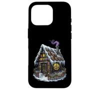Arte navideño pagano de Dark Witch Cottagecore Gingerbread Yule Carcasa para iPhone 16 Pro