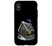 Arte navideño pagano de Dark Witch Cottagecore Gingerbread Yule Carcasa para iPhone X/XS