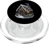 Arte navideño pagano de Dark Witch Cottagecore Gingerbread Yule PopSockets PopGrip para MagSafe
