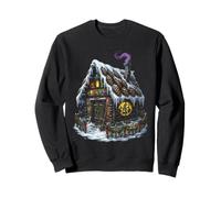 Arte navideño pagano de Dark Witch Cottagecore Gingerbread Yule Sudadera