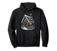 Arte navideño pagano de Dark Witch Cottagecore Gingerbread Yule Sudadera con Capucha