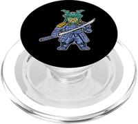 Arte Ninja Japonés y Perro Samurai Japonés PopSockets PopGrip para MagSafe