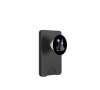 Arte Nocturno de London Cat Skyline Big Ben Moon PopSockets PopWallet para MagSafe
