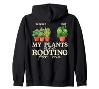 Arte para Amantes de Las Plantas Mis Plantas me están enraizando Sudadera con Capucha