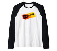 Arte para Jugador Ukulele en Banda Ukelele Un Ukulele Genial Camiseta Manga Raglan