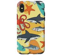 Arte Pastel Estilo Pop de Vida Silvestre submarina del Carcasa para iPhone X/XS